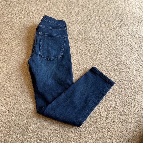 Agolde Sophie High Rise Skinny Crop Stretch in Honor Dark Wash Size 25 #A018-835 - Picture 14 of 15